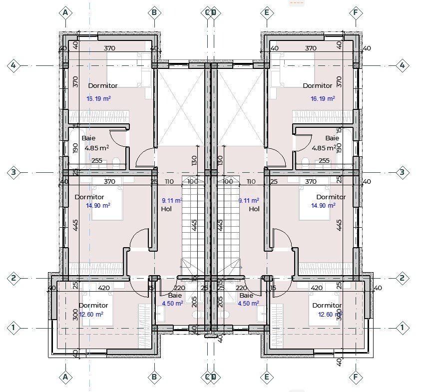 Duplex semifinisat cu 4 camere în Sânnicoara - Poză 13