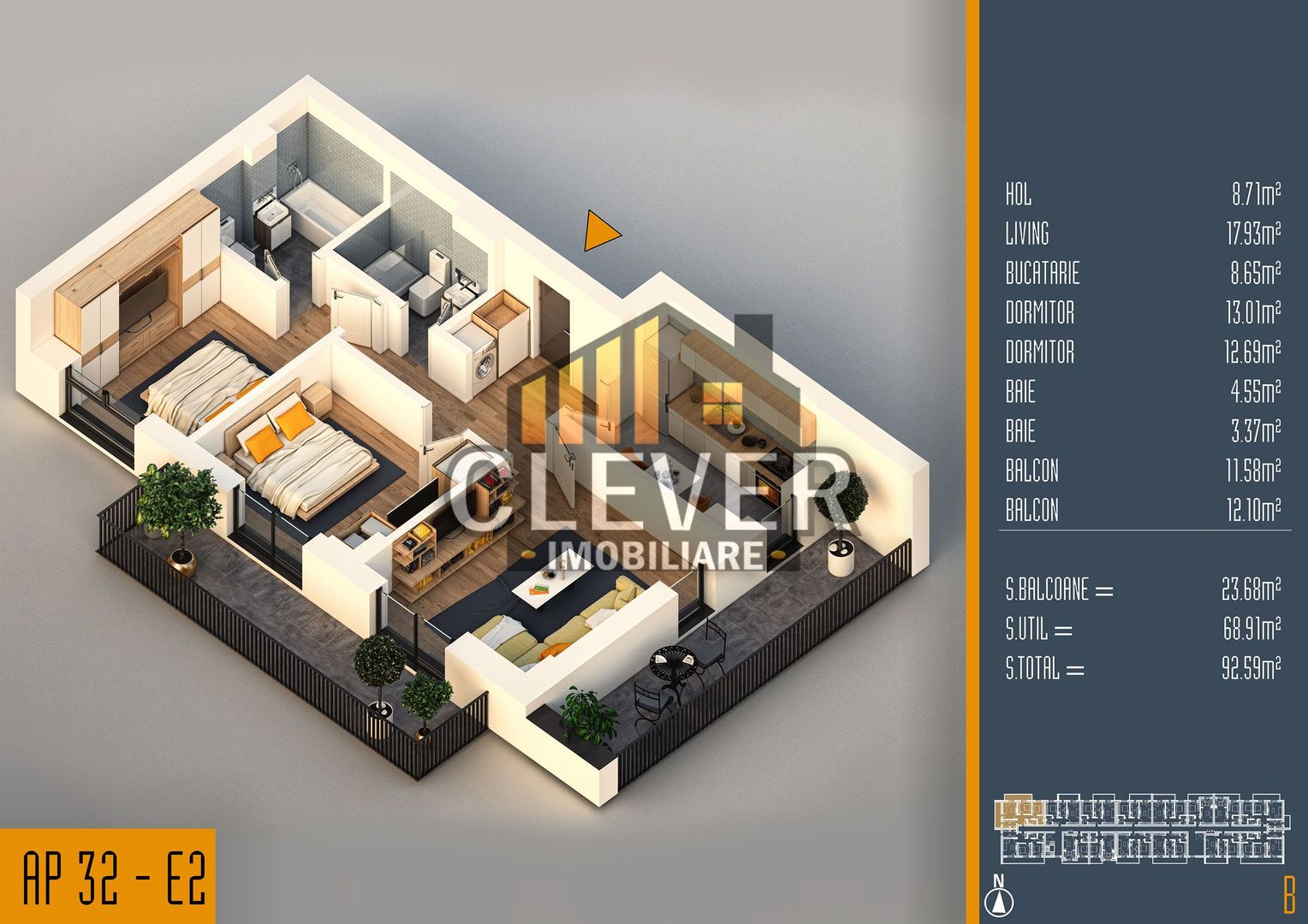 Apartament 3 camere decomandate Theodor Pallady Comision 0 - Poză 2