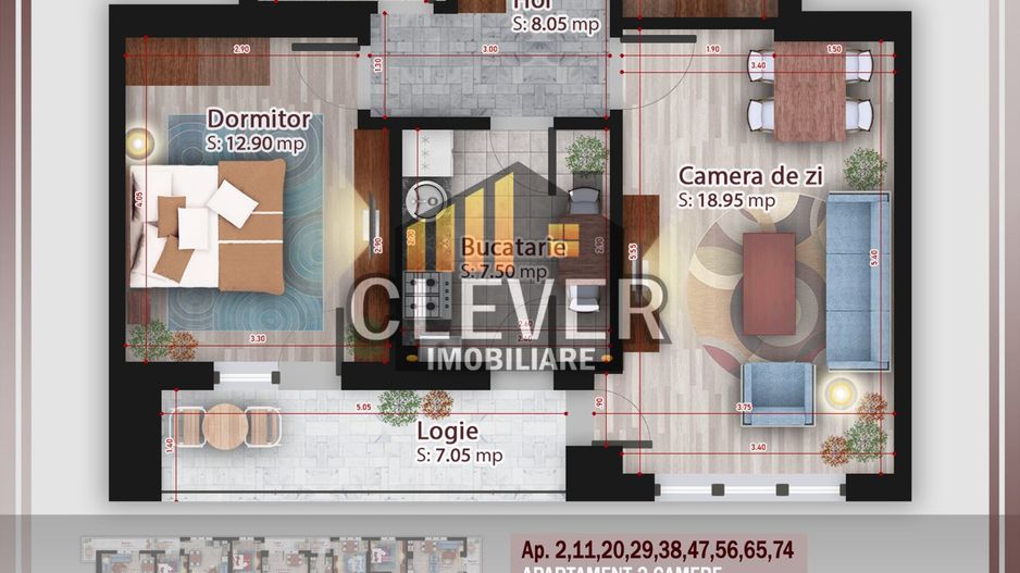 Ap 2 camere decomandat | Spațiu depozitare | Comision 0% - Poză 6
