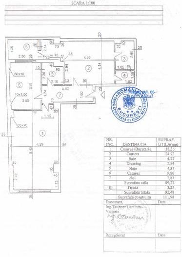 De inchiriat apartament 3 camere in zona Dorobanti, Floreasca - Poză 15