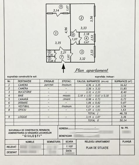 Vanzare Apartament 2 camere, 46 mp utili + lbalcon bloc 1970, Drumul Taberei - Poză 16
