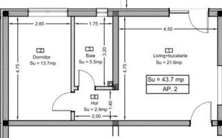 Ap2 92H Tautului Residence + GRADINA - Schiță 8
