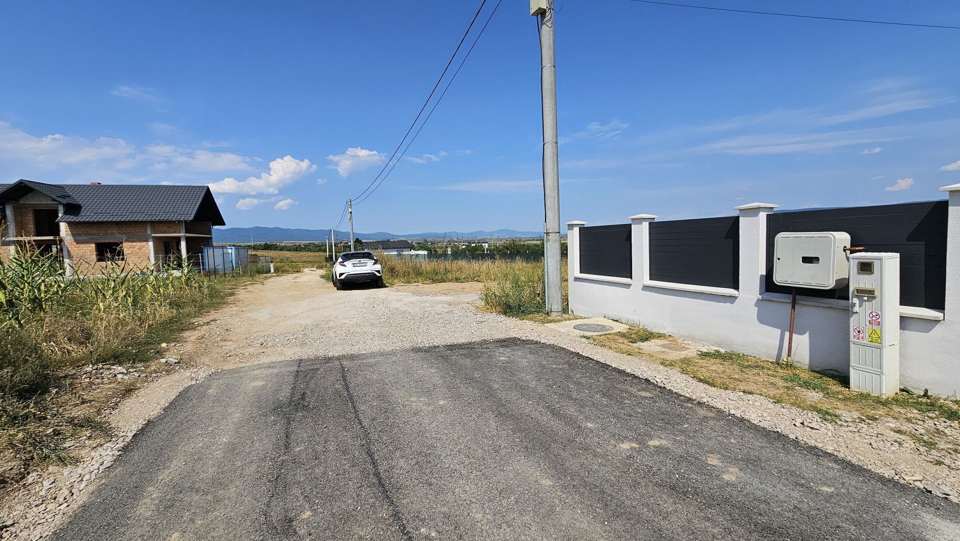 20min de Brasov teren cu toate utilitatile ,str Monumentului Feldioara, asfalt - Poză 8