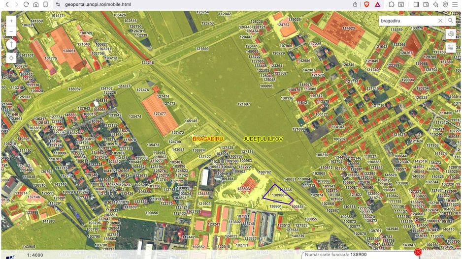 Teren intravilan 7.476 mp Bragadiru Deschidere 80 ml Soseaua de Centura - Poză 8