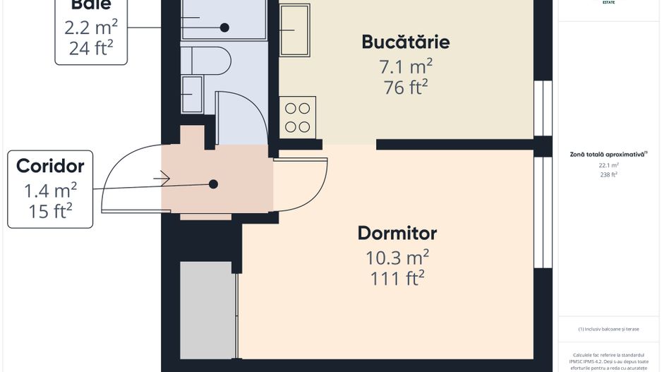 Garsonieră etajul 1 - Cartier Freidorf - Timișoara - Poză 14