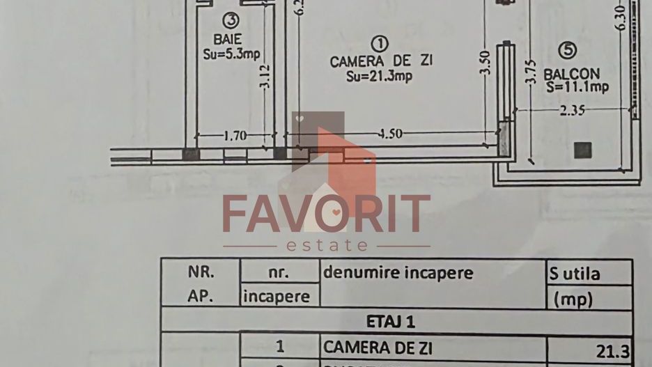 Apartament 1 camera decomandat | 41mp util | 11 mp terasa | Chisoda - Poză 9