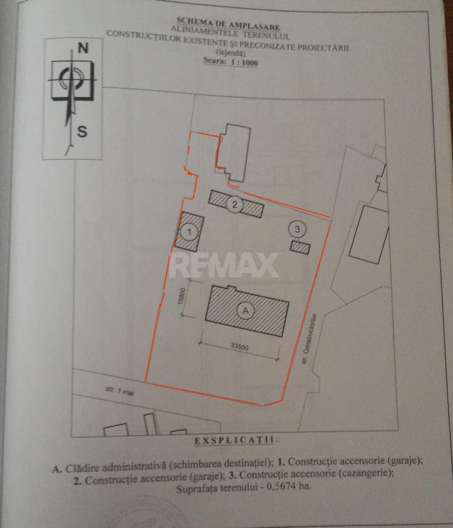 De vânzare teren cu construcții în orașul Sângerei – 56,7 ari - Poză 6
