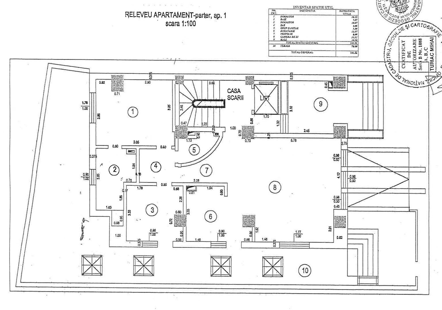 3 camere cu terasa Primaverii office sau rezidential - Poză 12
