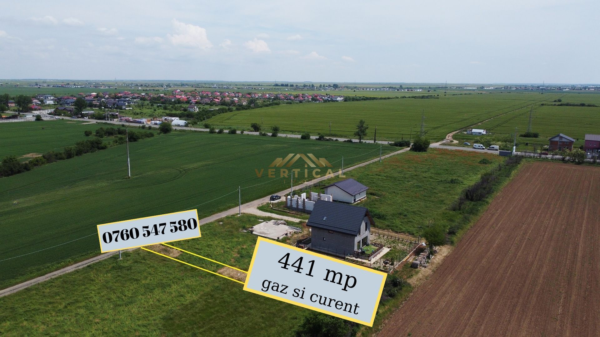 Comuna Berceni - Teren Intravilan 441 mp cu Utilități - Poză 2