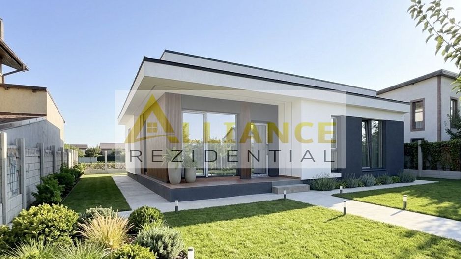 CASA PE PARTER CU DESIGN MODERN || TEREN 420 MP - Poză 2