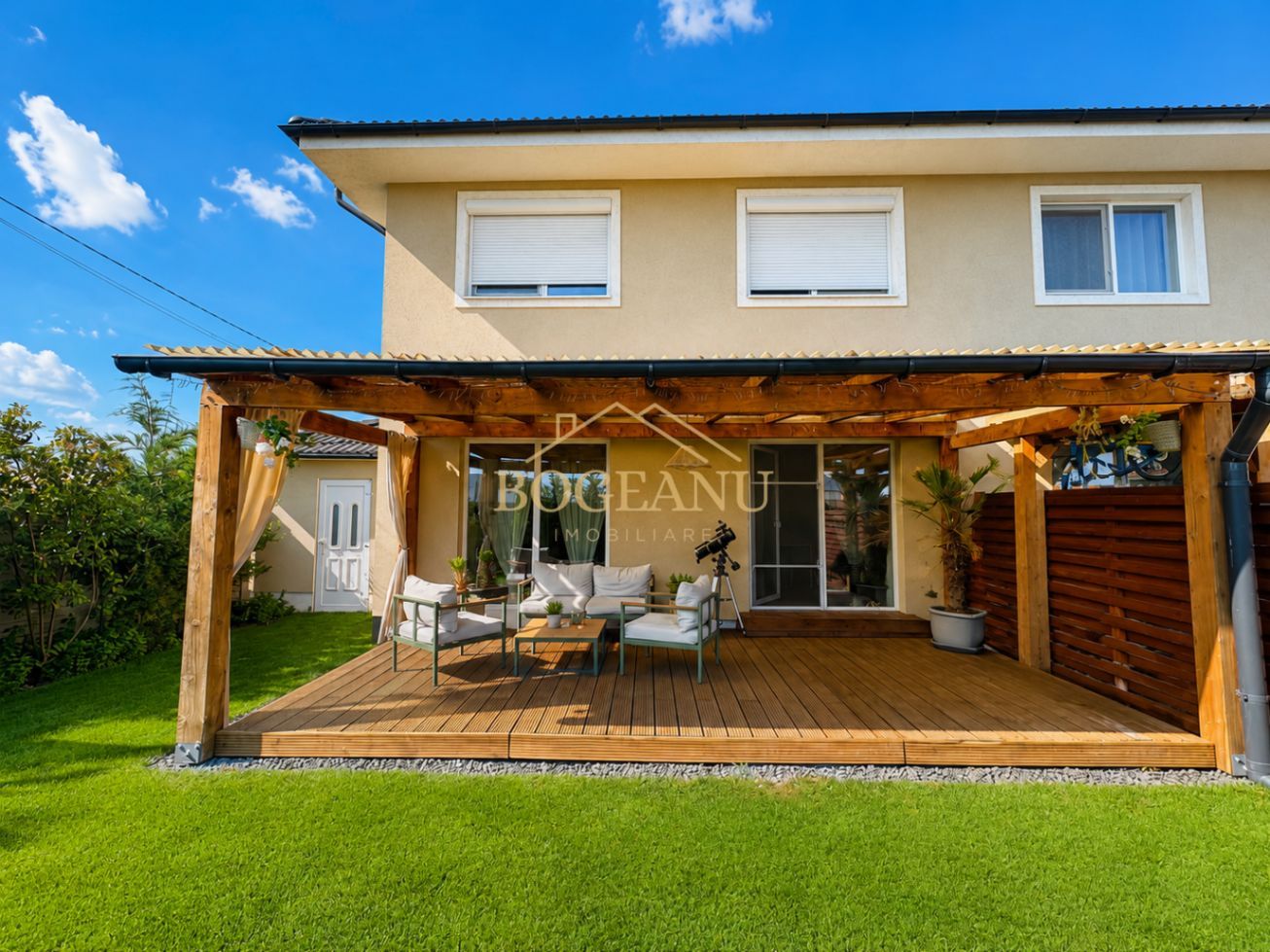 BG174-Duplex Premium-Mobilat,Utilat,4 camere,gazon,garaj-Giroc - Poză 22