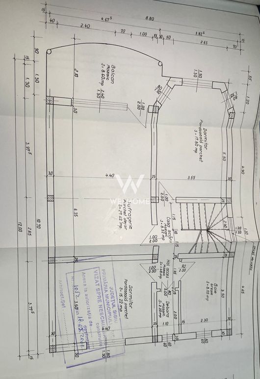 Casa - spatiu birouri, 2 corpuri de cladire - Sibiu - central - Schiță 13