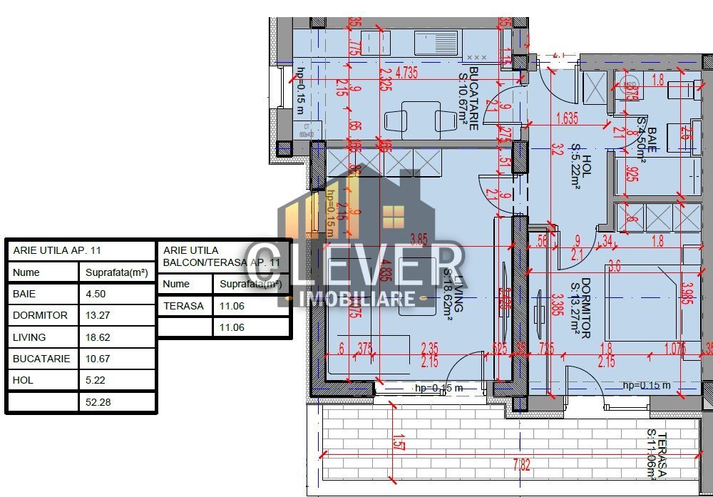Ap 2 camere decomandat Pallady, Oferta Parcare, Comision 0% - Schiță 8