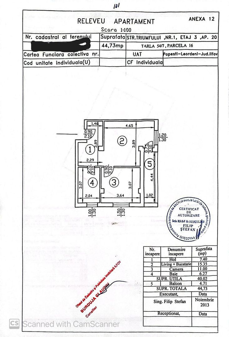 Garsoniera dubla de vânzare - Strada Triumfului Popesti Leordeni - Poză 3