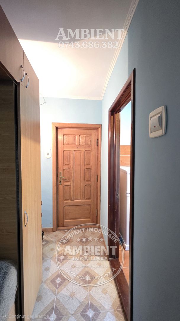 Apartament cu 2 camere, etaj 1, mobilat și utilat, VASLUI - zona GARĂ; - Poză 6