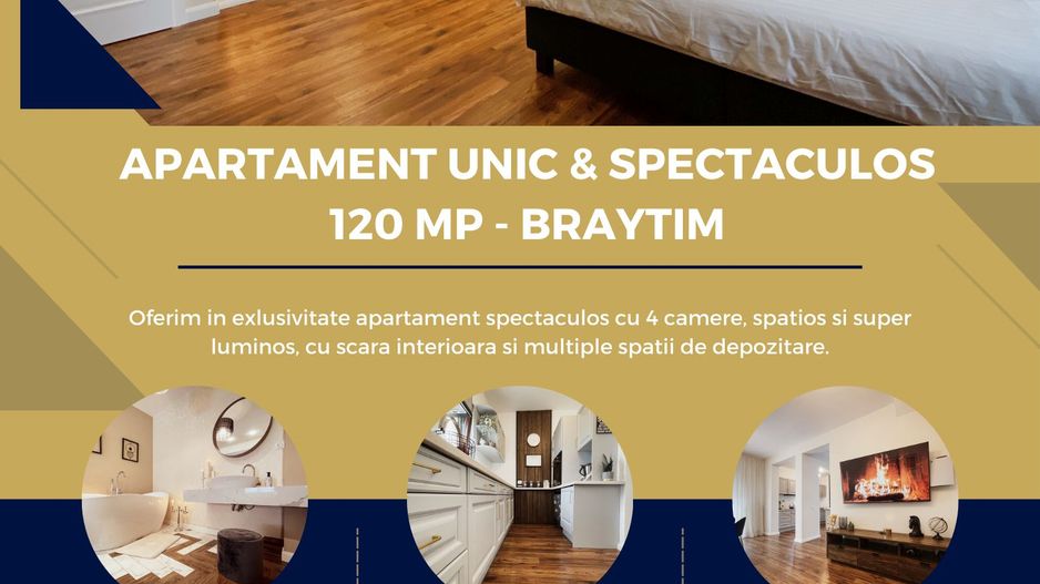 Apartament 4 camere - Unic & Spectaculos - 120 mp - Braytim - Poză 41
