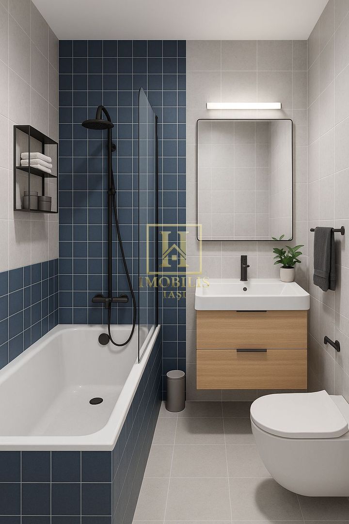 Apartament 1 camera 37 mp Visan Bucium 49950 euro - Poză 4