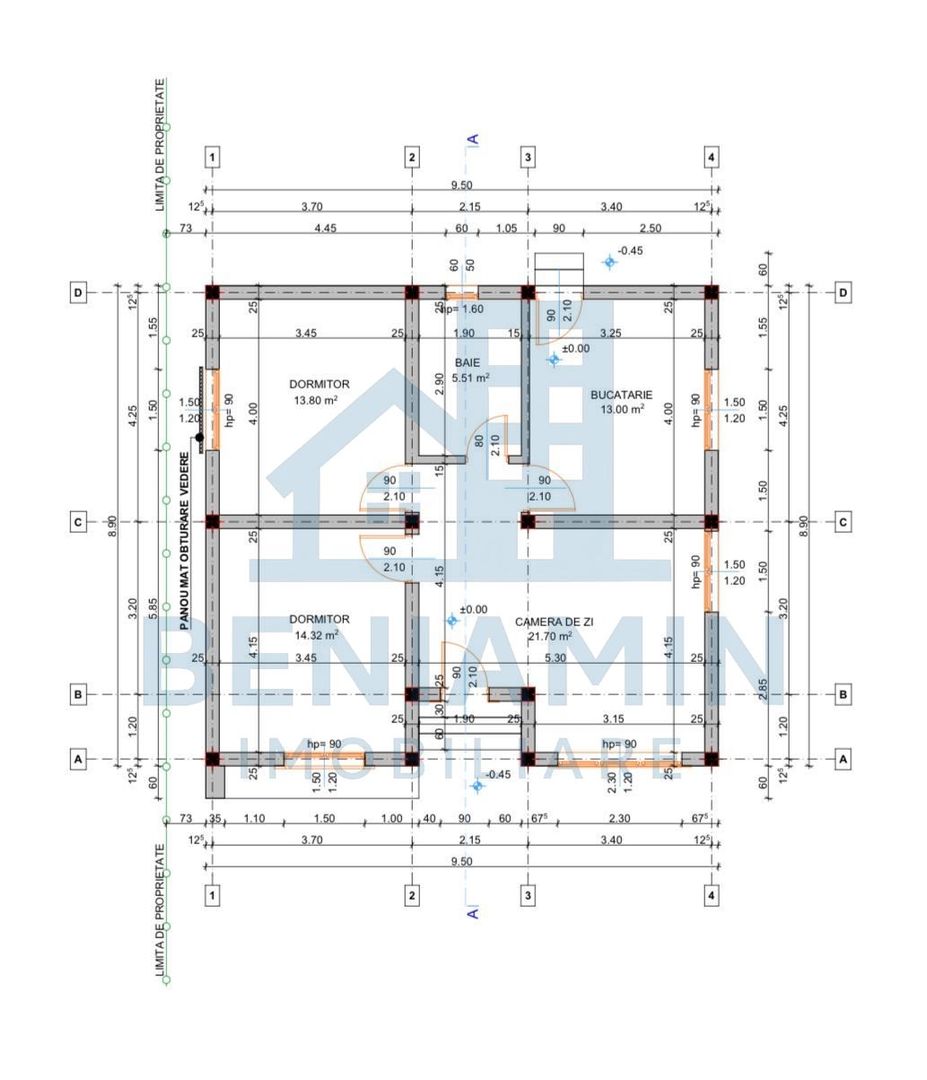 Casa la cheie-Living-2 Dormitoare-Baie-Gaze-Curent-Apa-320mp teren - Poză 8