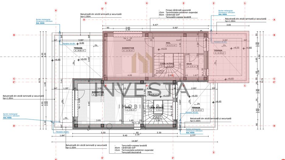 Duplex premium | 222 mp | curte si terase | Andrei Muresanu - Schiță 9