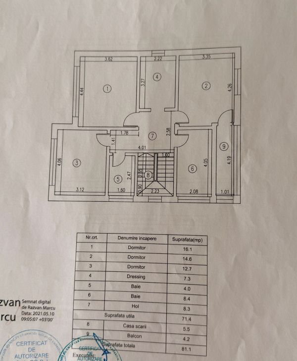 Vilă Premium 2021 | 237 mp utili | Teren 575 mp | Finisaje Luxury | - Schiță 54