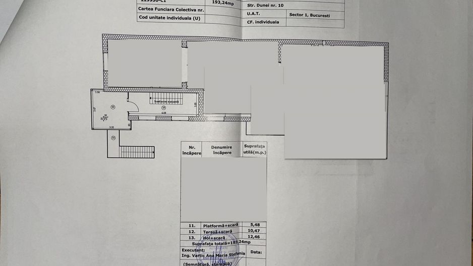 Bucurestii Noi - Chitila Ap 3  camere la curte, terasa, comision 0% - Schiță 19