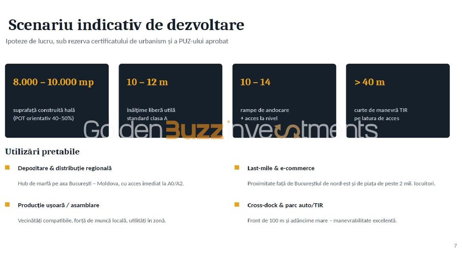 20.000 mp la DN2 Afumați – teren pentru depozit / hală /parc logistic - Schiță 5