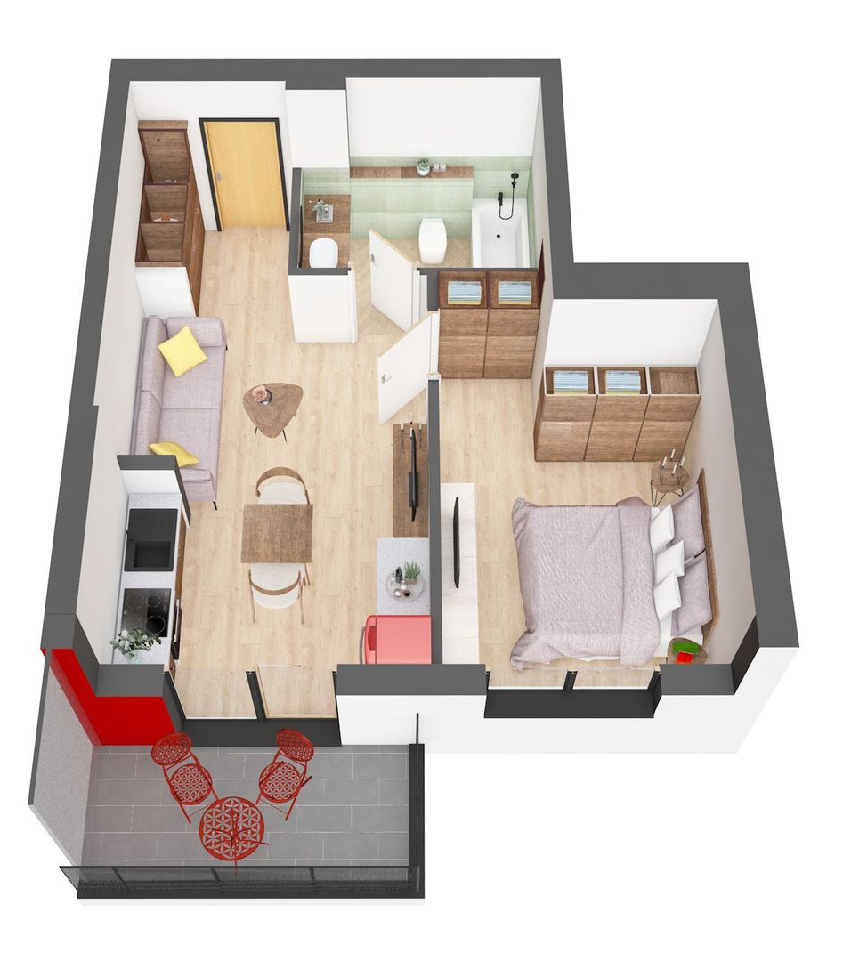 Apartament nou in bloc ARED - Poză 8