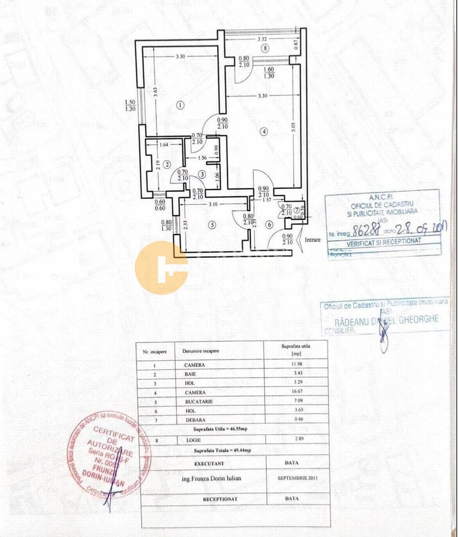 2 Camere - Zona Tudor – Iulius Mall - Etaj 1 – Ideal Investiție sau Locuit - Poză 9