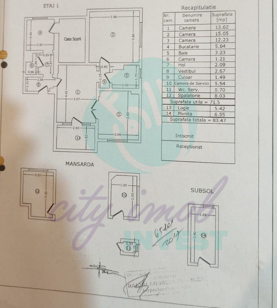 Apartament 3 camere în vilă interbelică + mansardă proprie, ultraliniștit - Poză 15