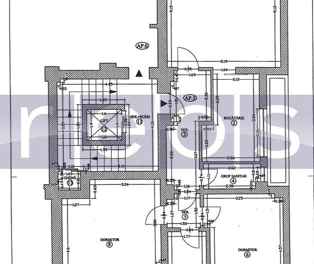 APARTAMENT DE INCHIRIAT | 3 CAMERE | 2 BAI | 2 TERASE  | IANCU NICOLAE - Schiță 14