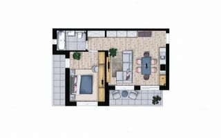 De vânzare apartament 2 camere - Poză 5