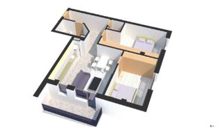 Apartament cu 3 camere/72mp/CF/zona Sub Cetate. - Poză 3