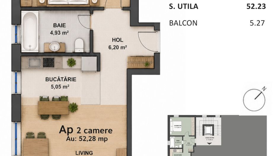 Apartament 2 camere | Dorobanților | Comision 0% - Poză 19