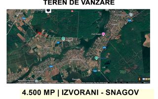 Teren intravilan - 4500 mp - Izvorani - Padurea Snagov - Poză 3