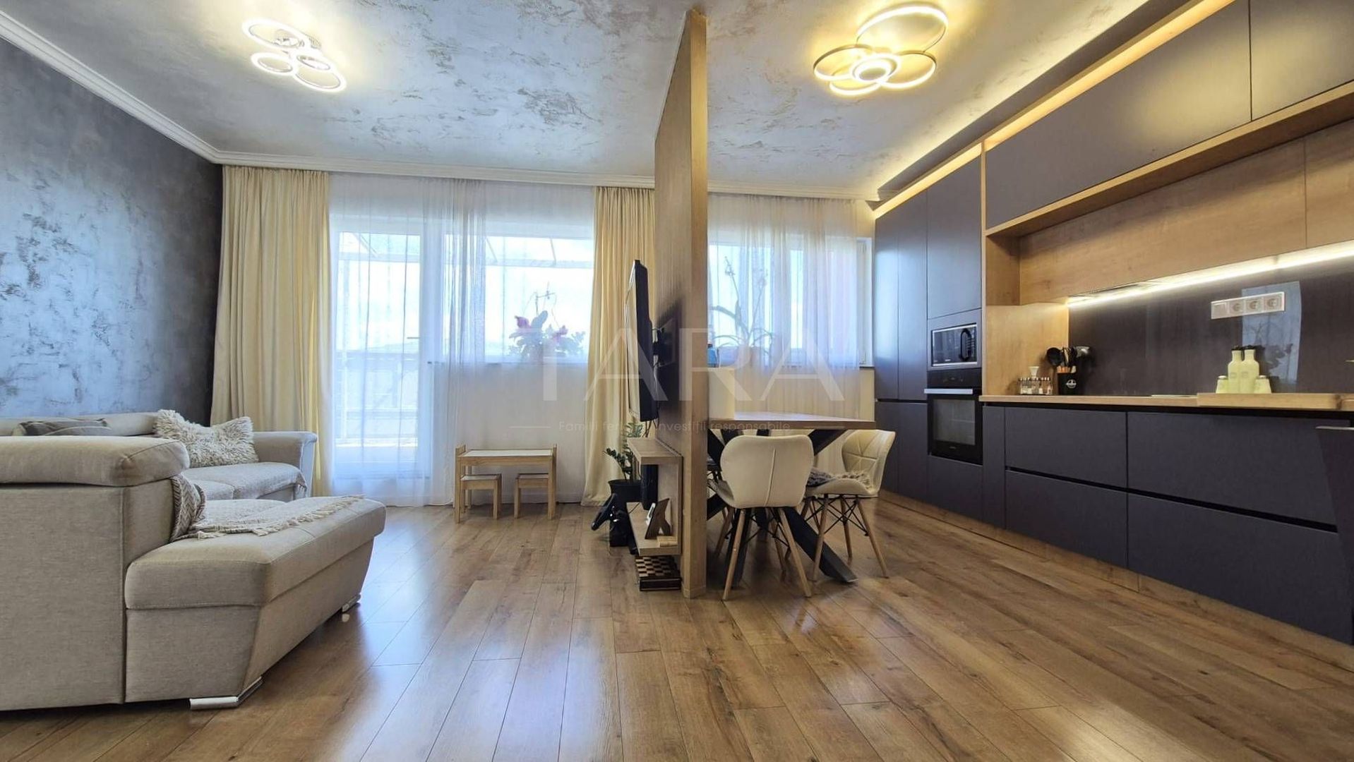 Apartament 3 camere, superfinisat, Baciu, zona Petrom - Poză 2