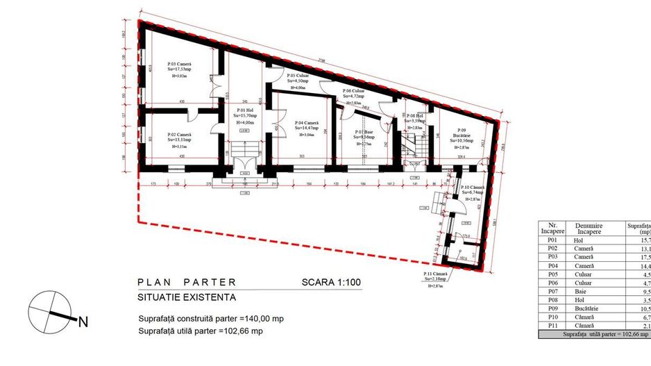 Vanzare casa individuala - Mosilor Parintele Galeriu Bucuresti - Schiță 19