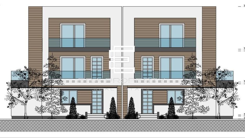 Casă modernă în Sibiu – etaj retras, terase -teren 213 mp - Poză 1