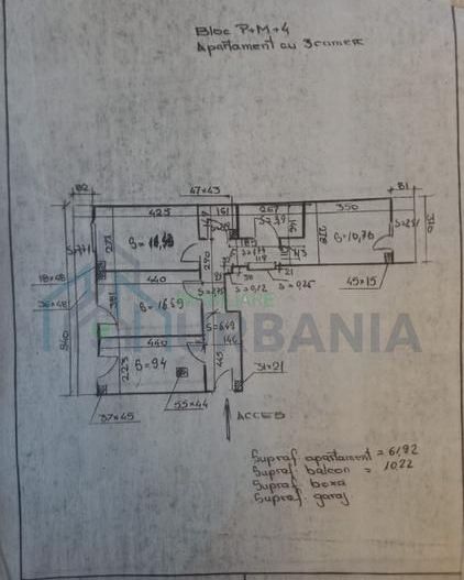 Apartament 3 camere, 76 mp, Anastasie Panu, Iași - Bloc Muntenia - Poză 1