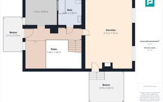 Casă individuală cu etaj 156 mp utili, teren 983mp - Poză 11