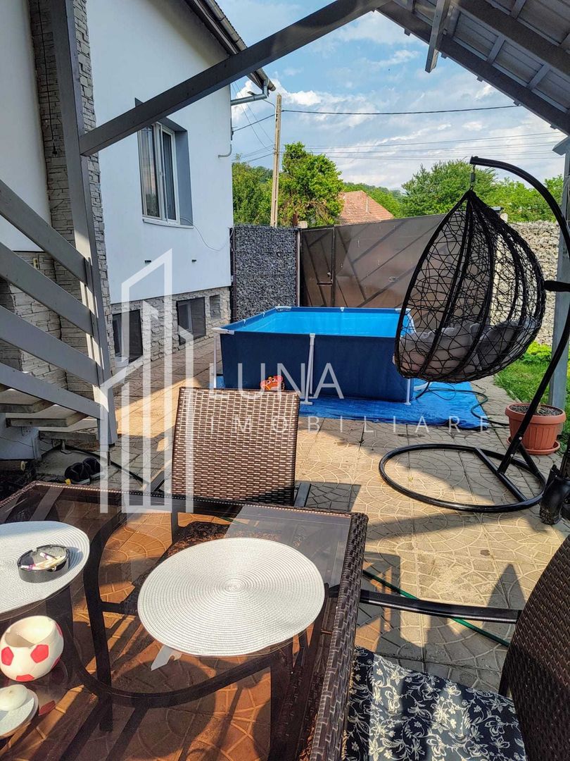 Casă modernă cu etaj, 4 camere, 160 mp, teren 300 mp, Budiu Mic - Poză 5