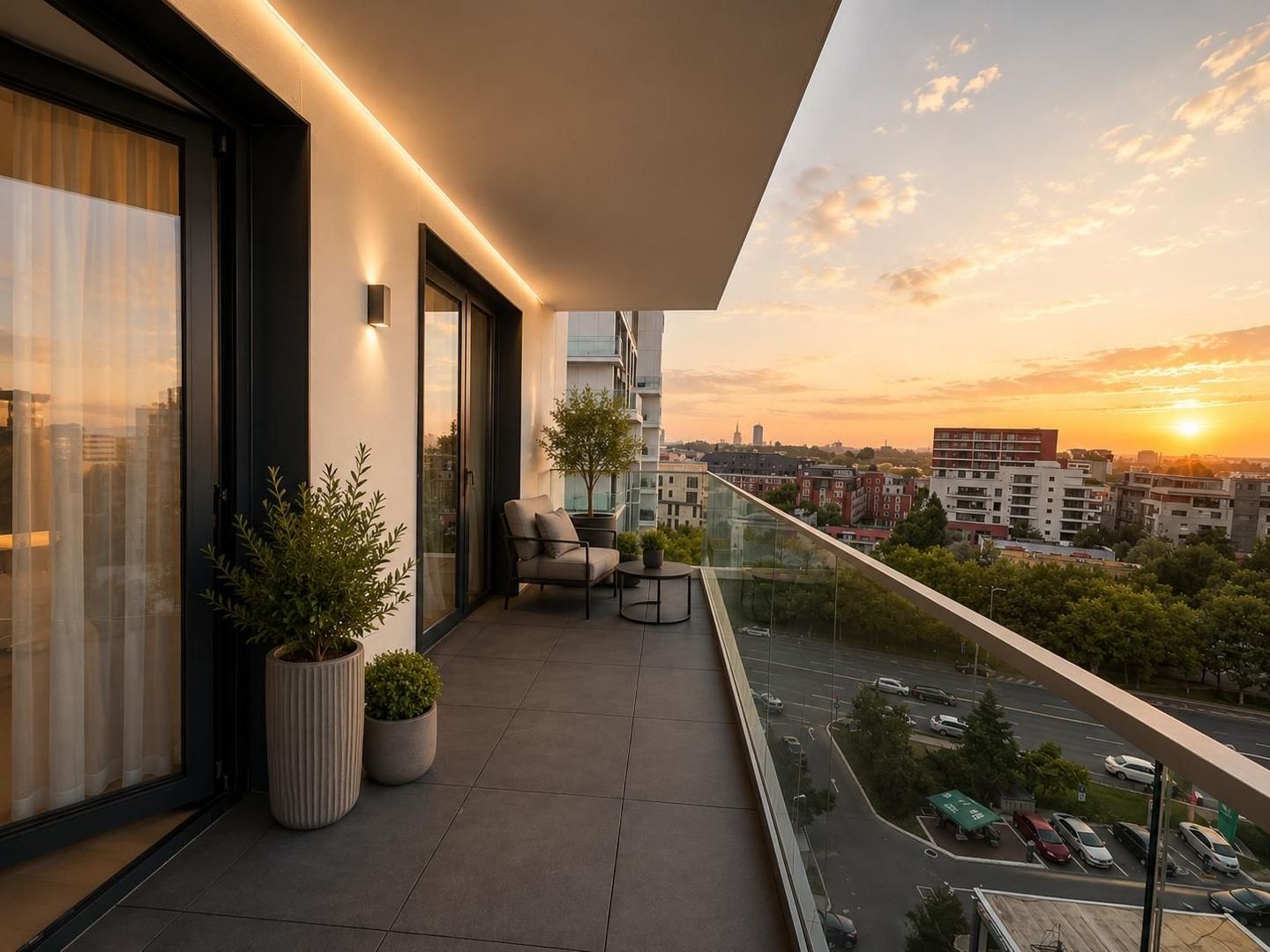 Apartament 3 camere cu terasă și vedere urbană | One Herăstrău Towers - Poză 4