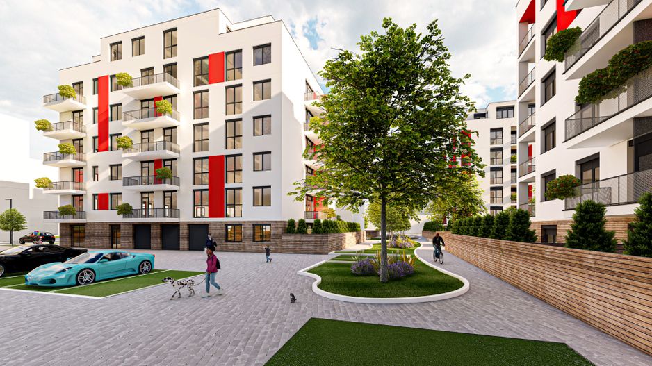 Apartament cu 2 dormitoare si grădină, ARED 9, lângă Atrium. BLOC NOU. - Poză 13