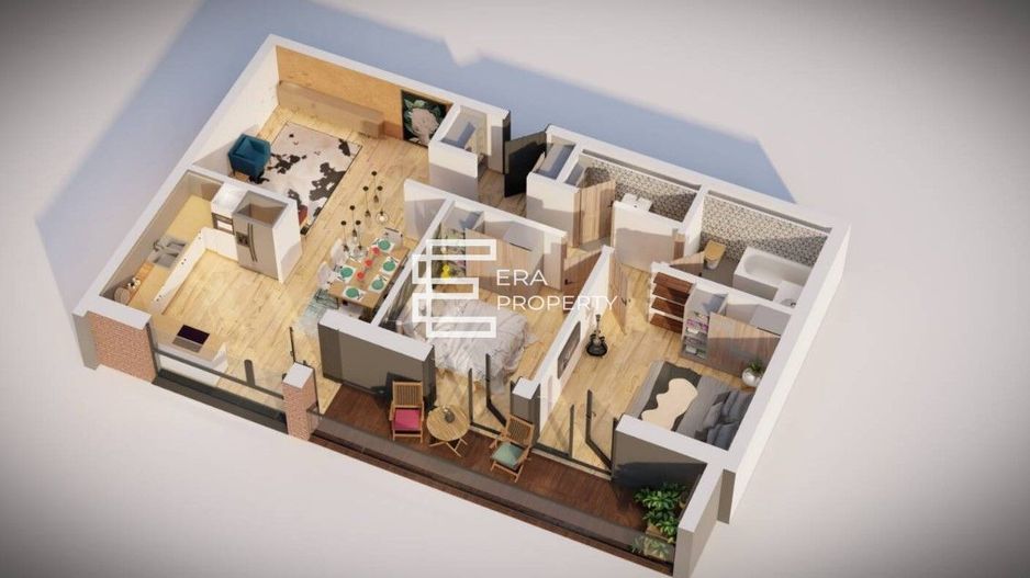 Apartament premium 3 cam, boxa, garaj-intabulat- Sibiu zona Alba Iulia - Poză 9