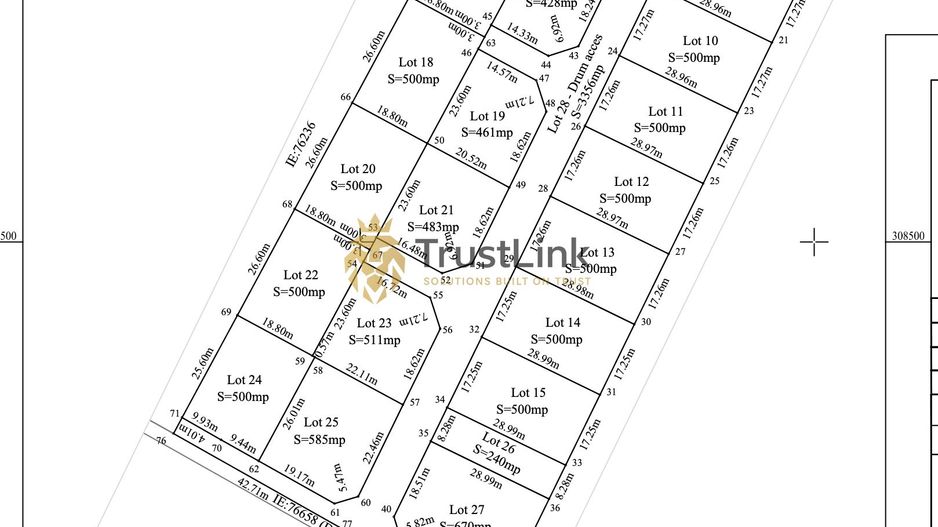 Teren intravilan de vânzare Berceni Vidra | 500–650 mp | curent la lot - Poză 4