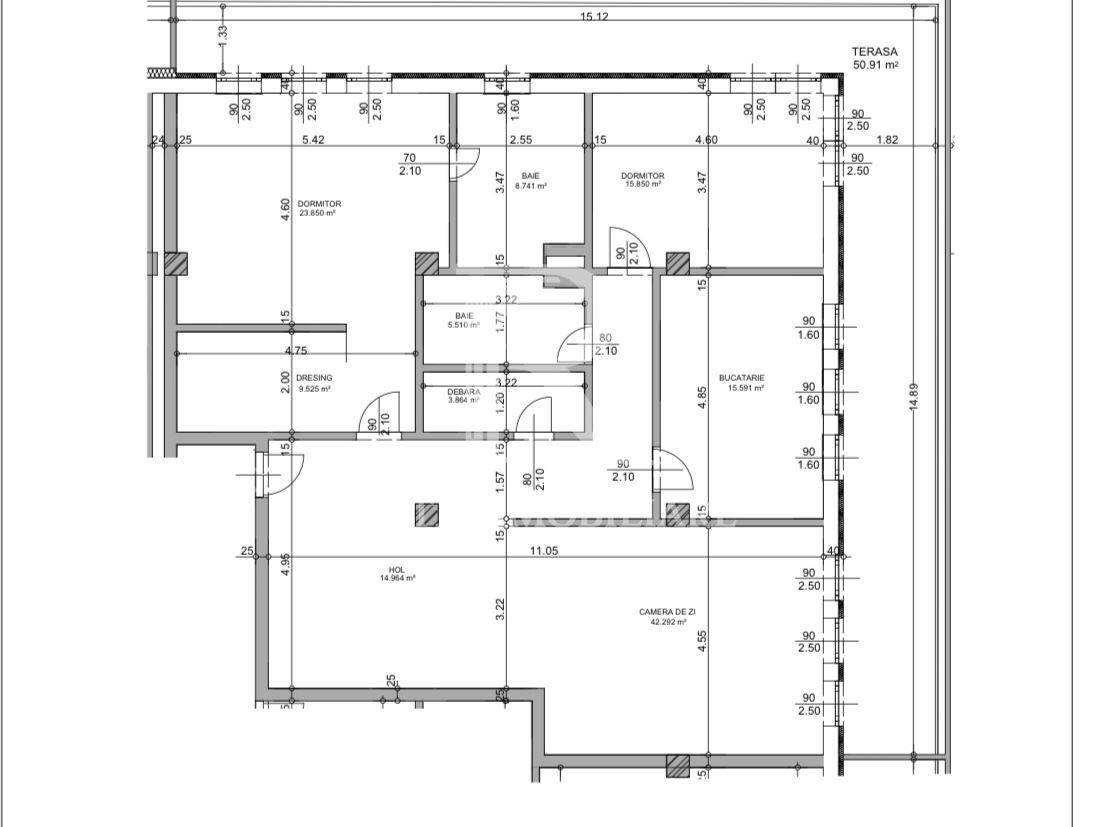 Penthouse cu 3 camere | Ultracentral | Oradea - Poză 1