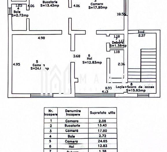 Spatiu birouri 3 camere | 116mp | Curte | Calea Dumbravii - Poză 5
