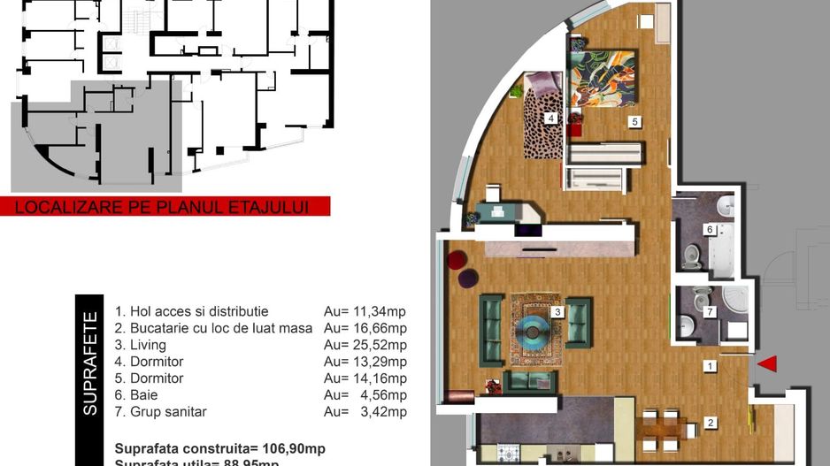 Apartament deosebit,Pod Constanța - Comision 0% - Poză 14