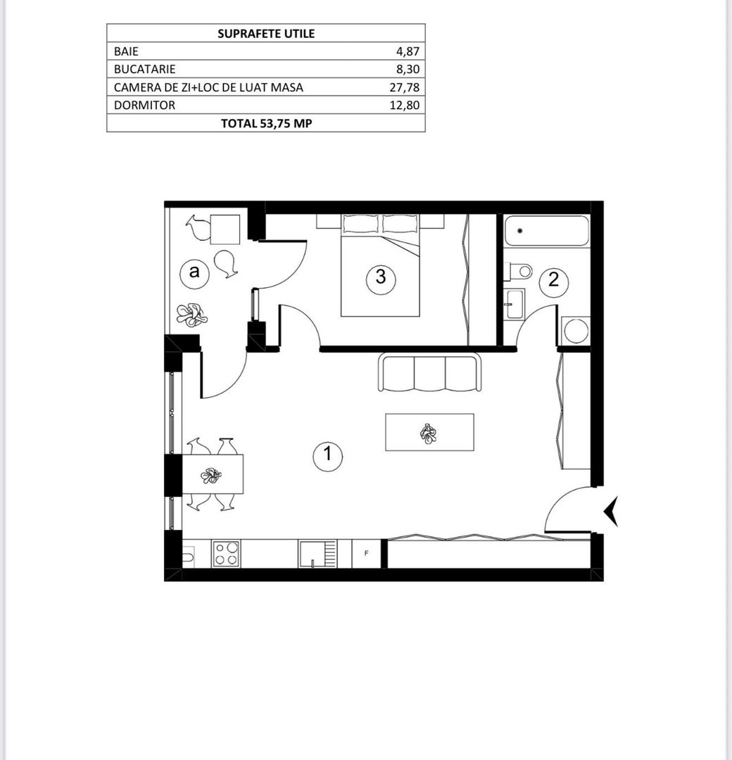 Apartament 2 camere, în ansamblu nou – Zona Gheorgheni Baza Sportivă - Poză 2