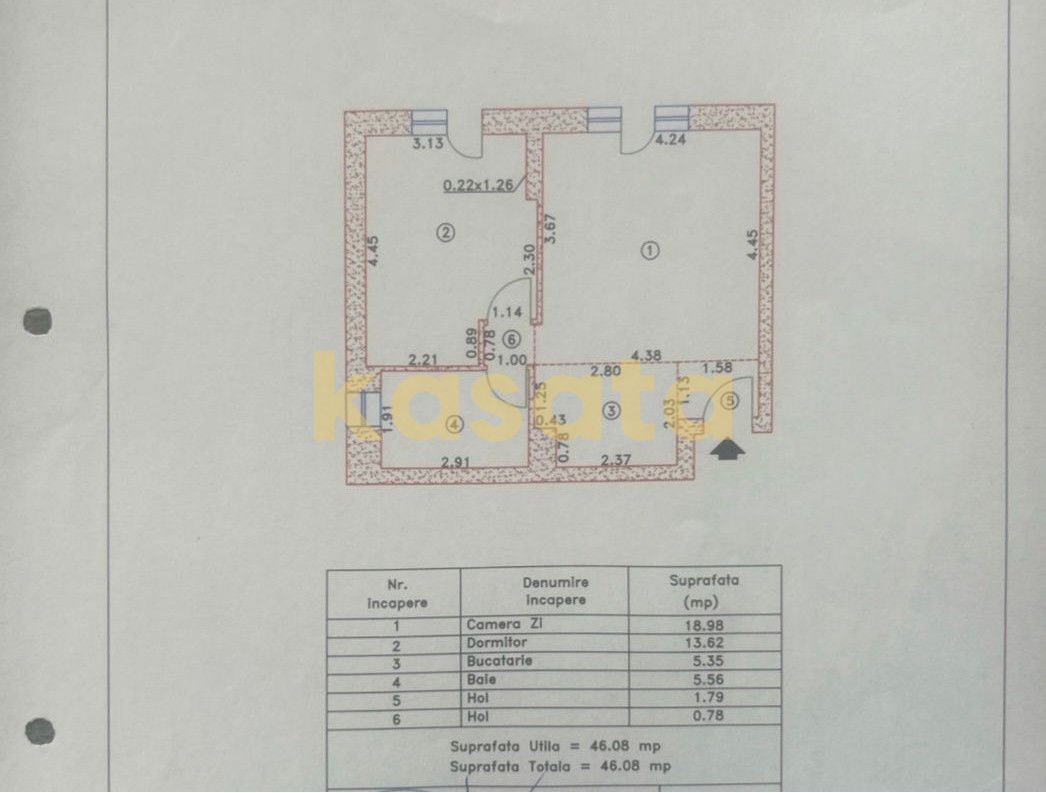 2 camere I Cosmopolis I parter I 46mp utili I 92mp curte - Poză 6