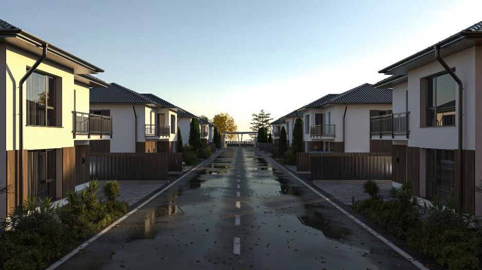 Panouri fotovoltaice! Vila construita cu etaj si spatii depozitare - Poză 7